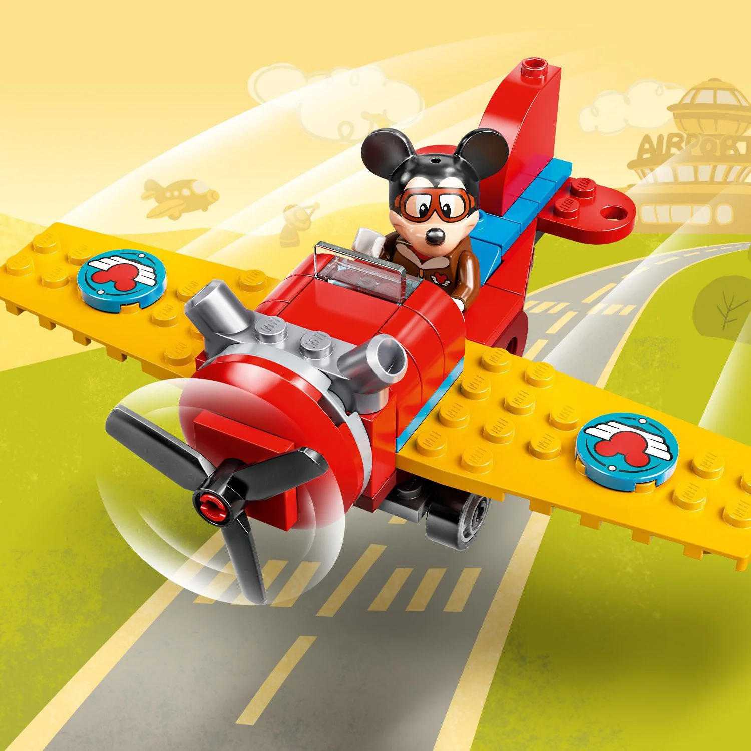 Lego Disney Mickey and Friends, Винтовой самолёт Микки foto