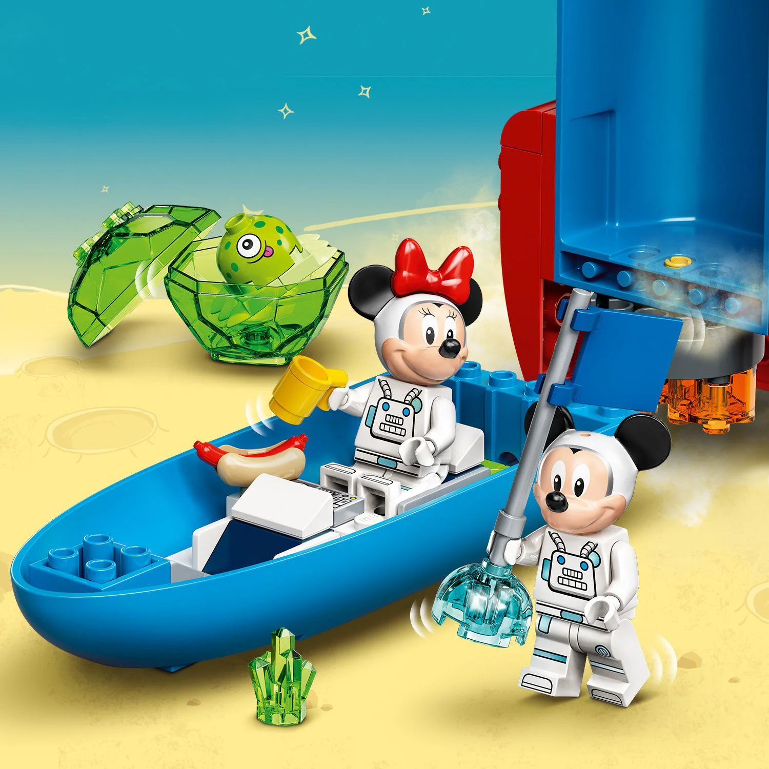 LEGO Disney Mickey and Friends, Mickey Mouse & Minnie Mouse's Space Rocket foto