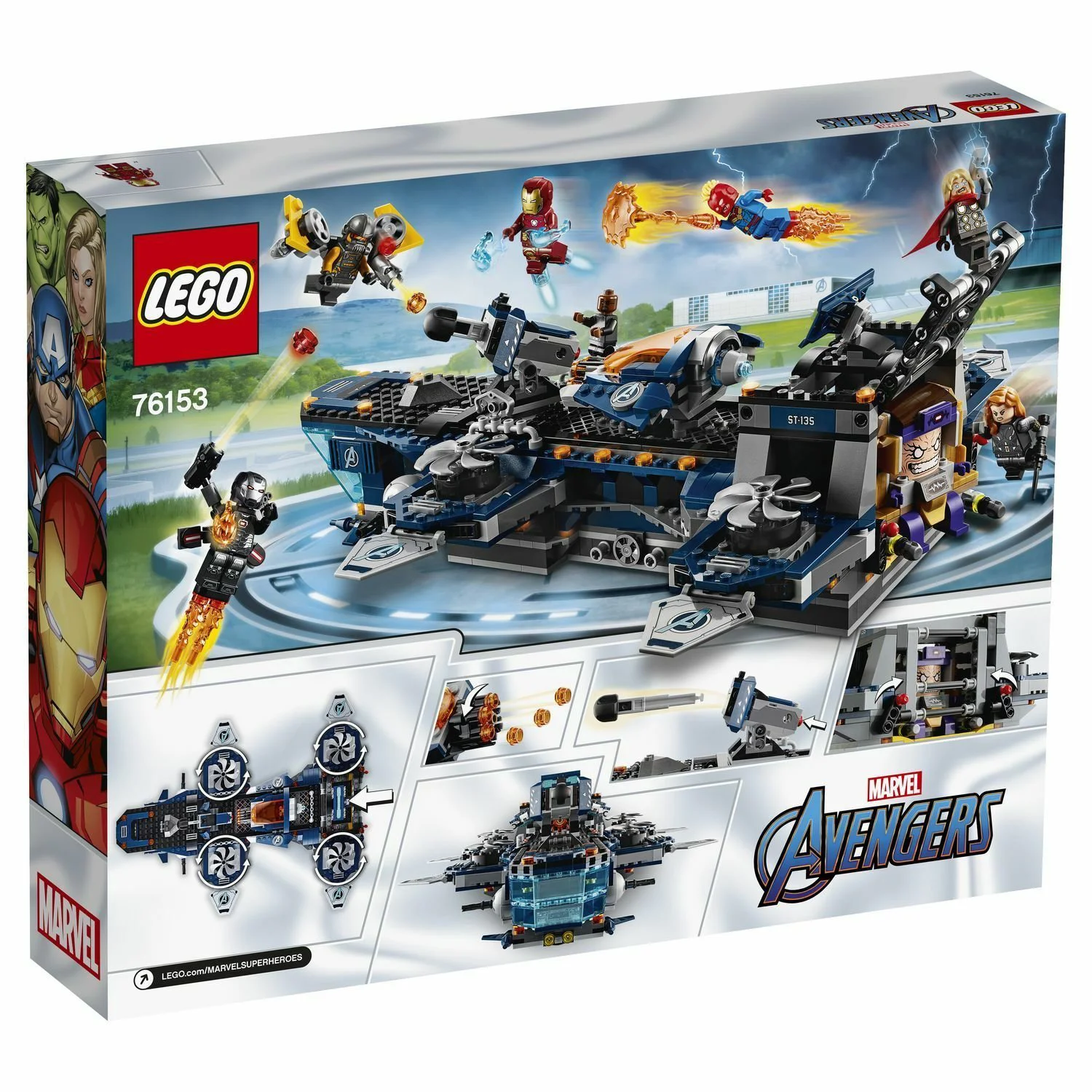 LEGO Marvel Avengers Helicarrier foto