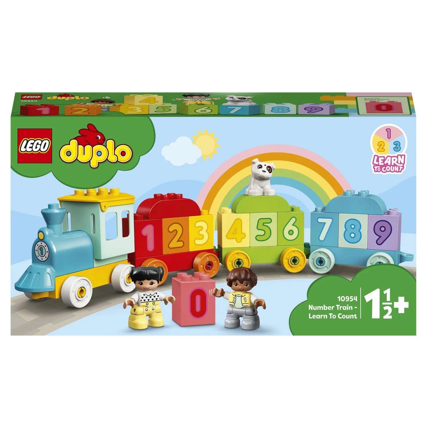 Lego Duplo Поезд с цифрами, учимся считать foto