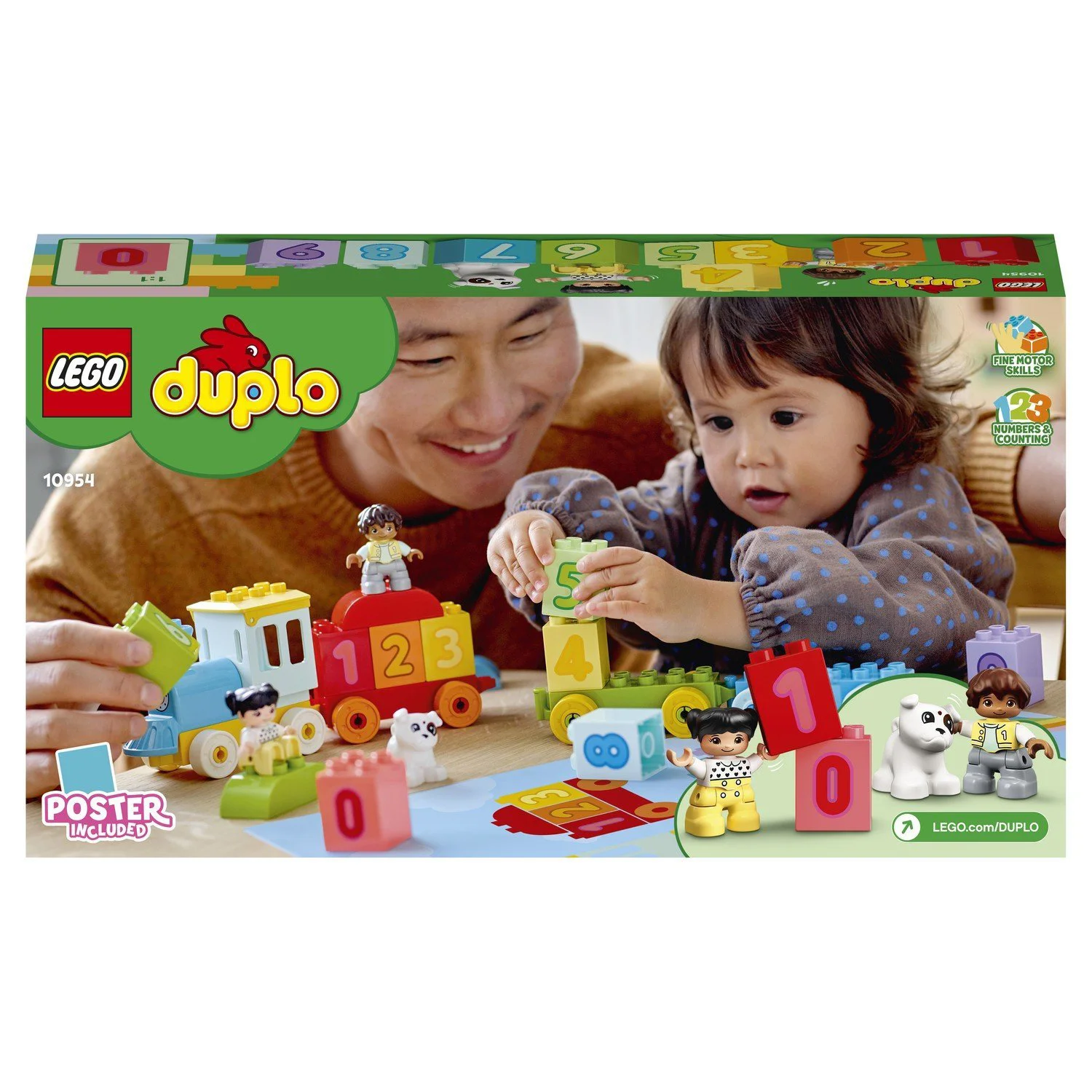 Lego Duplo Поезд с цифрами, учимся считать foto