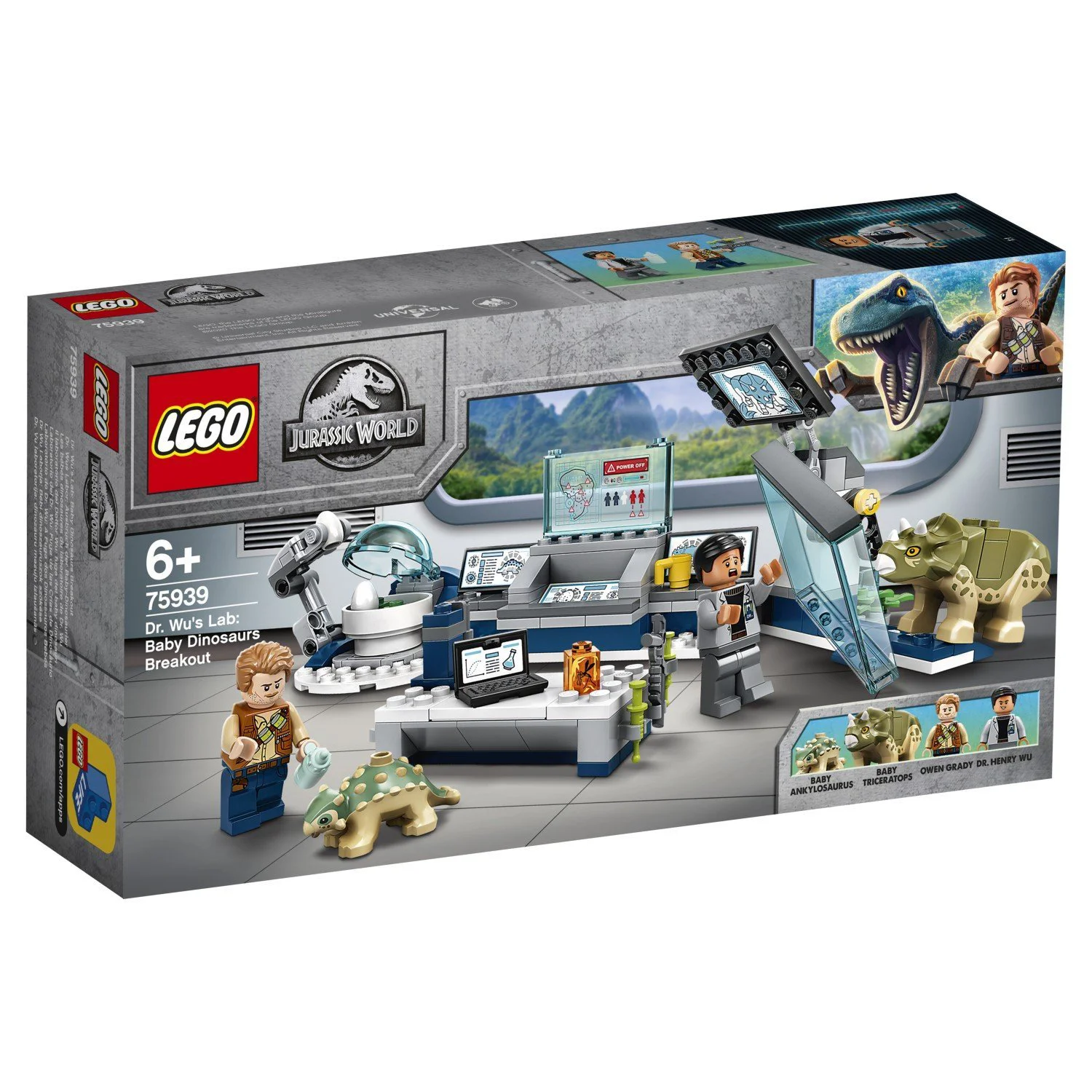 LEGO Jurassic World Dr. Wu's Lab: Baby Dinosaurs Breakout foto
