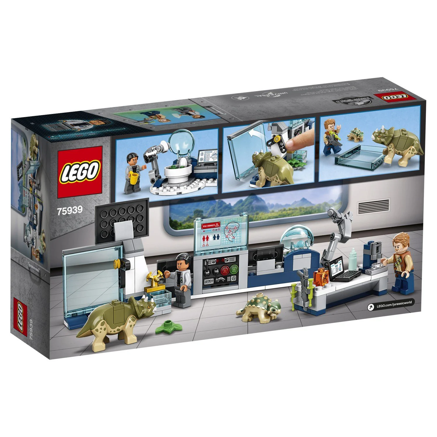 LEGO Jurassic World Dr. Wu's Lab: Baby Dinosaurs Breakout foto