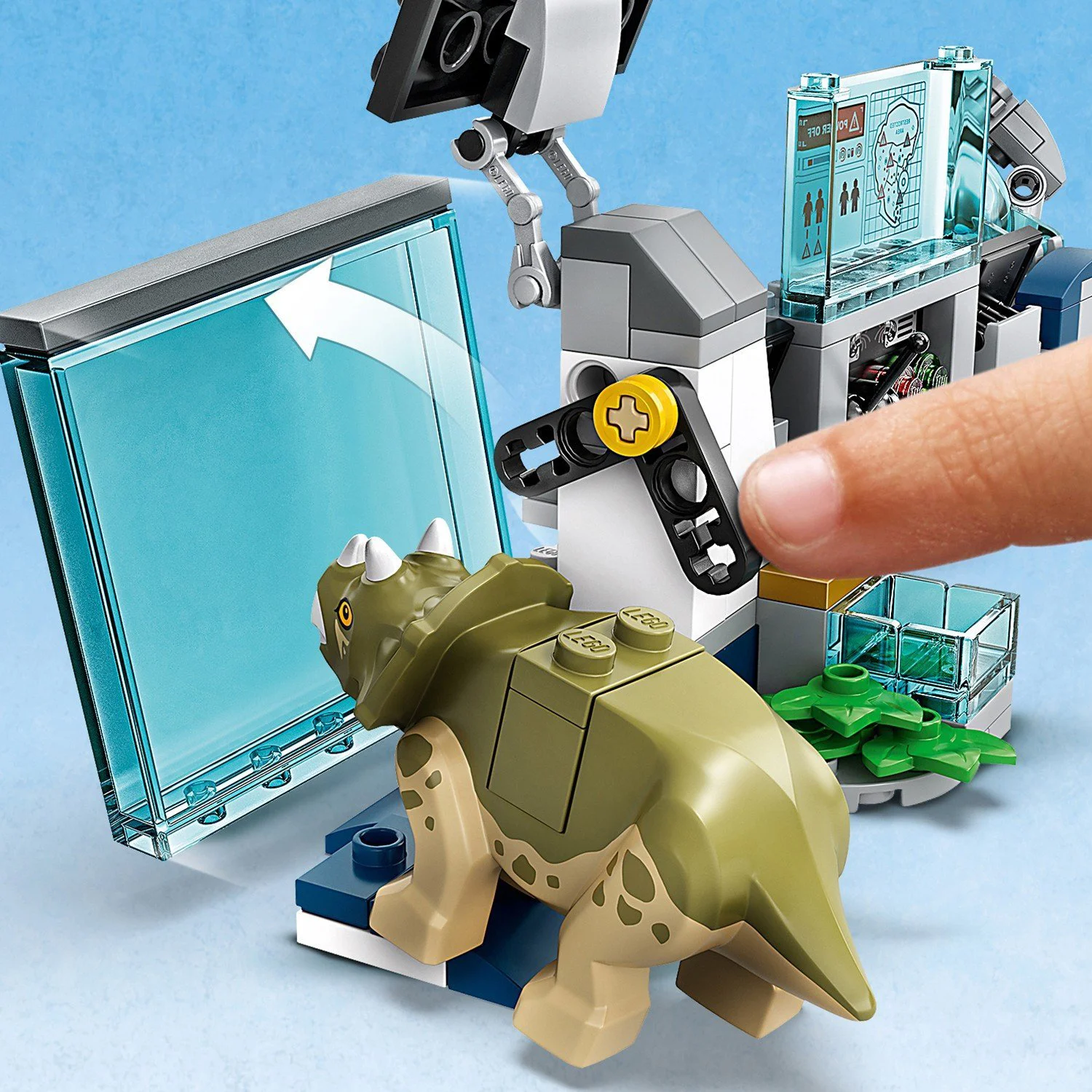 LEGO Jurassic World Dr. Wu's Lab: Baby Dinosaurs Breakout foto