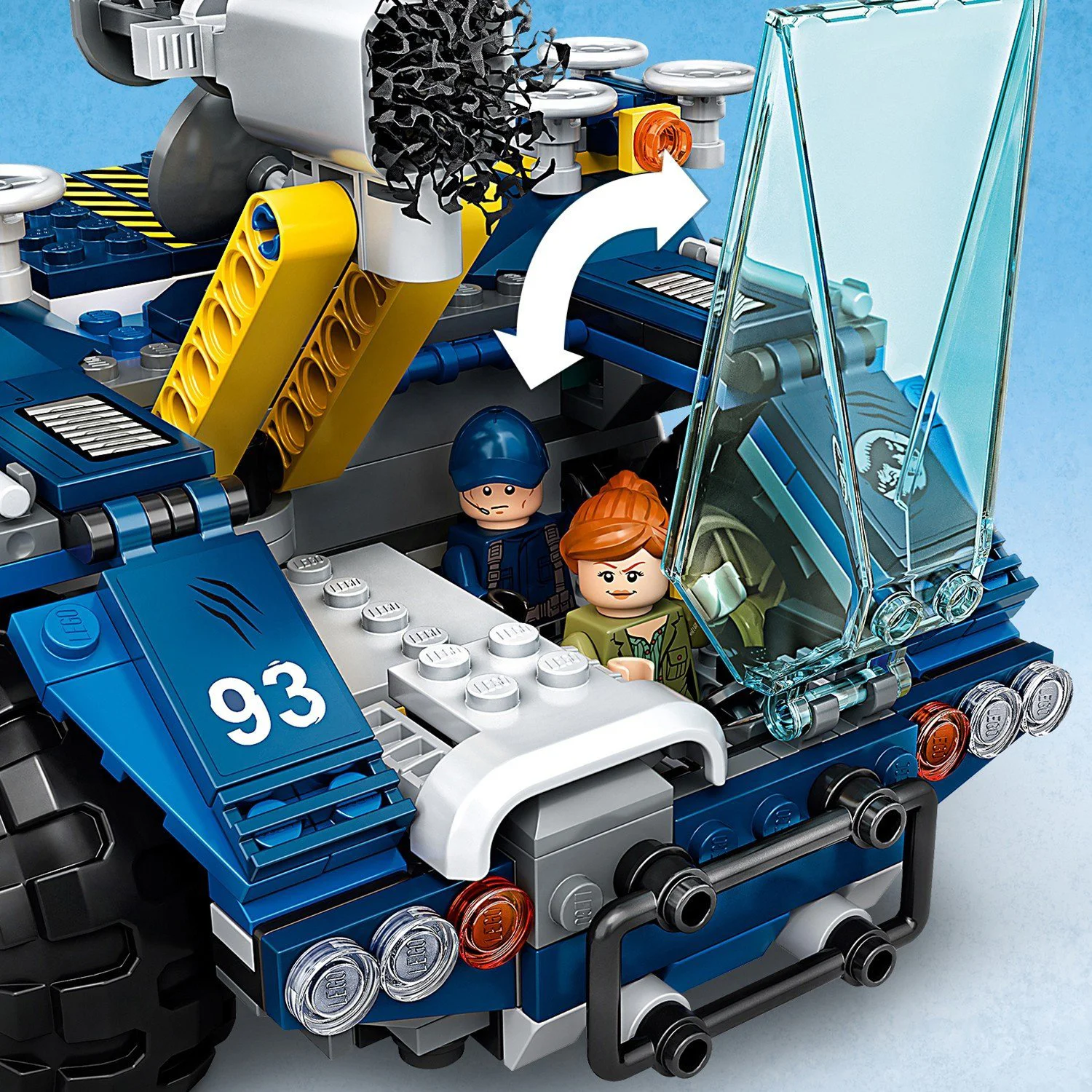 Lego Jurassic World Побег галлимима и птеранодона foto