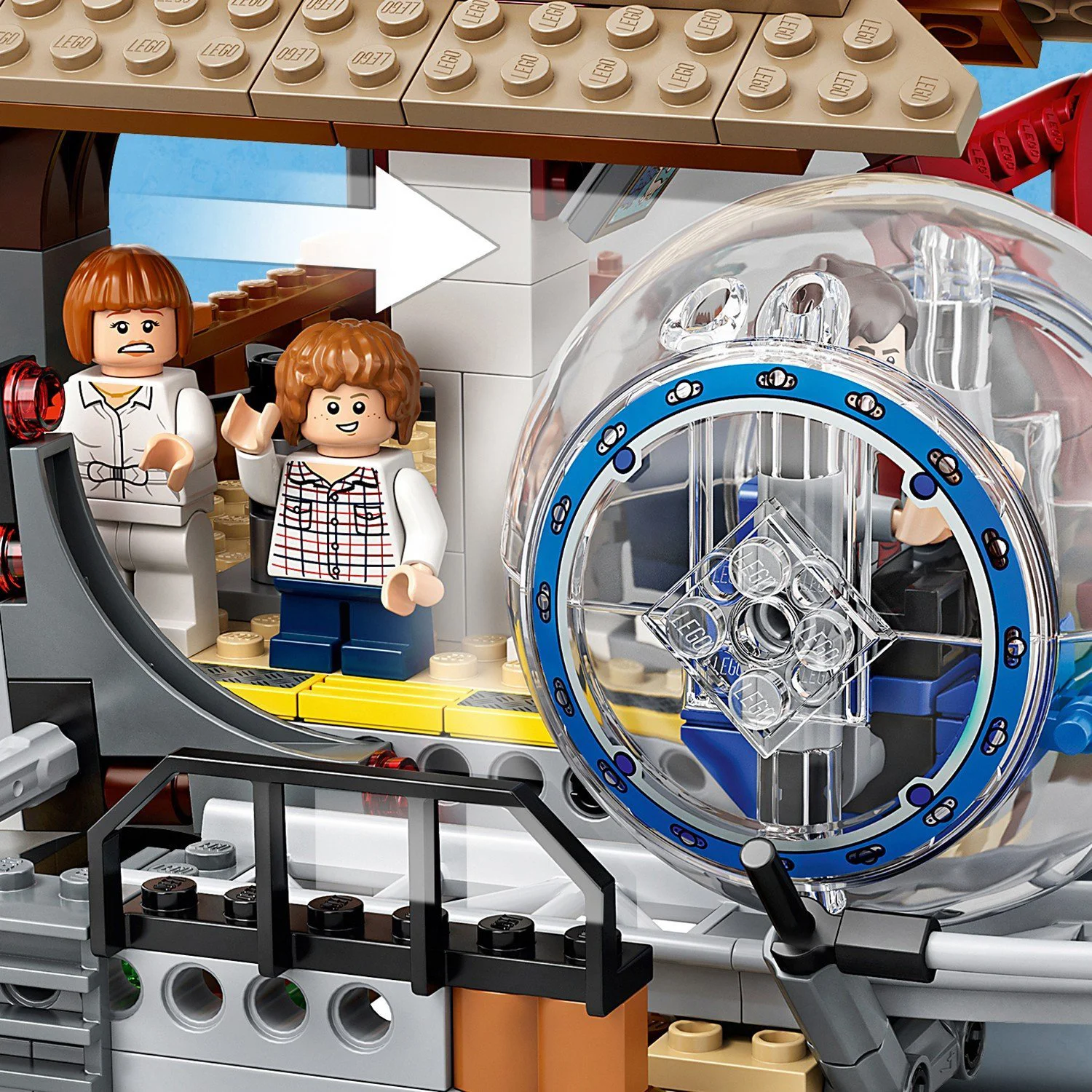 Lego Jurassic World Индоминус-рекс против анкилозавра foto