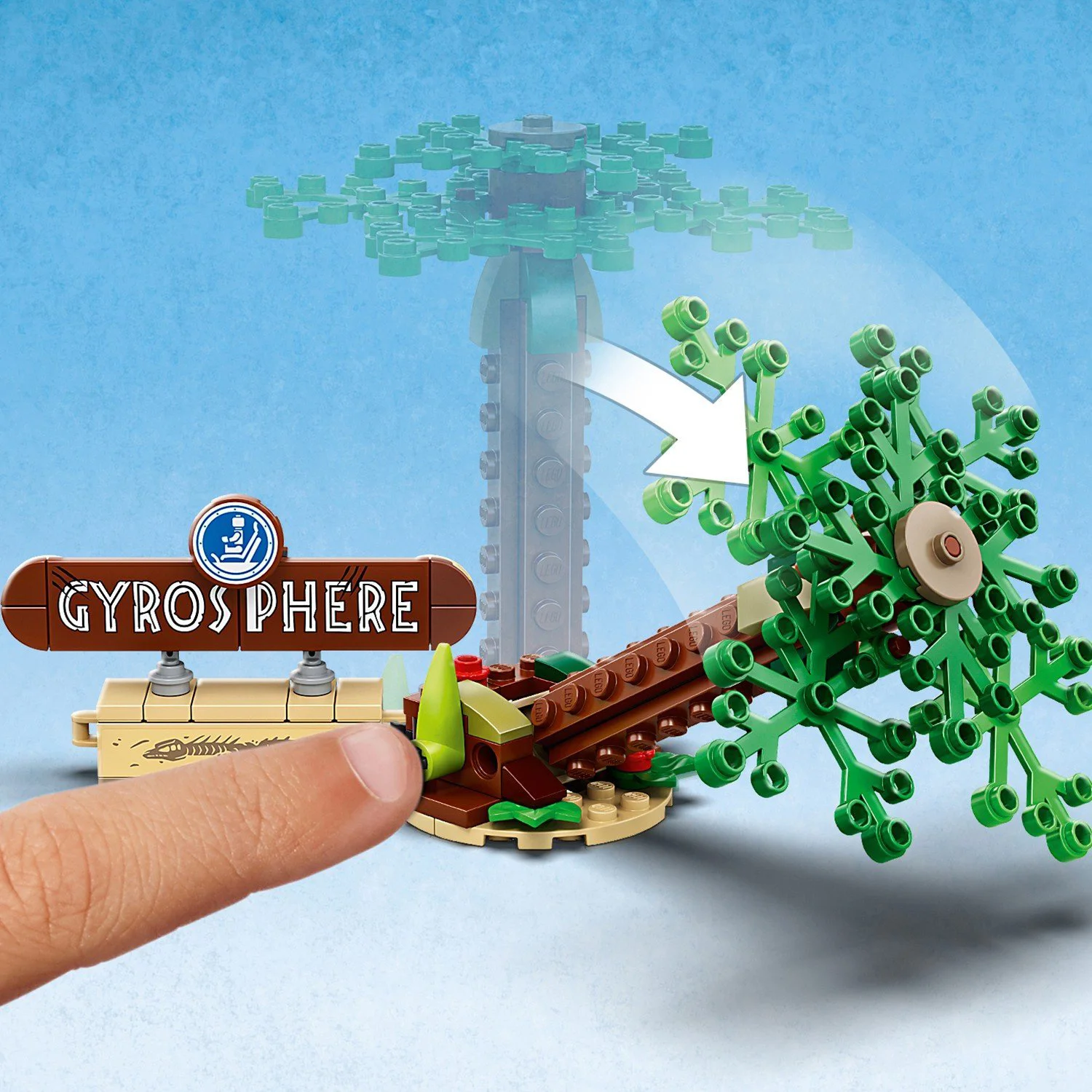 Lego Jurassic World Индоминус-рекс против анкилозавра foto