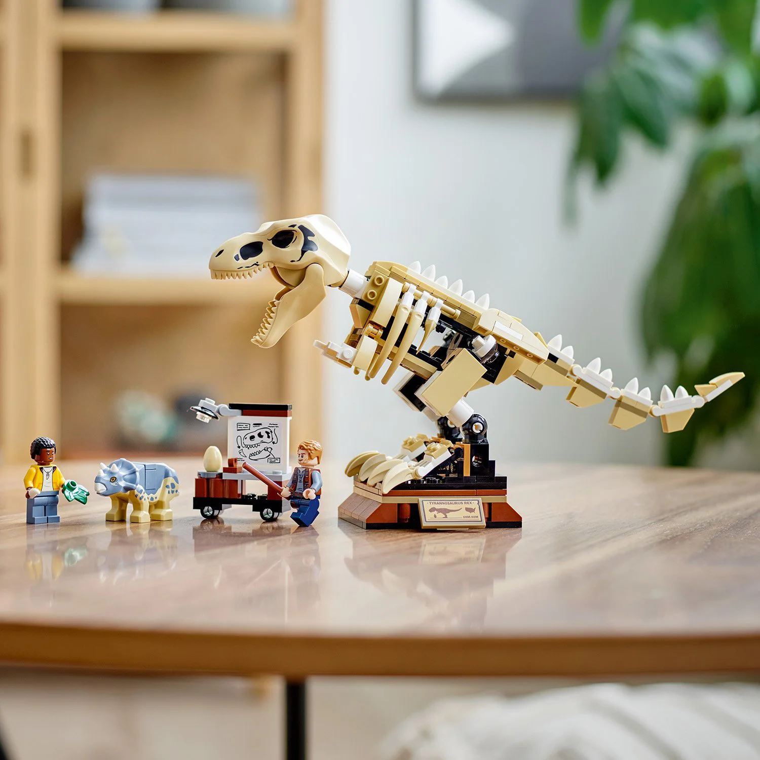 Lego Jurassic World T. rex Dinosaur Fossil Exhibition foto