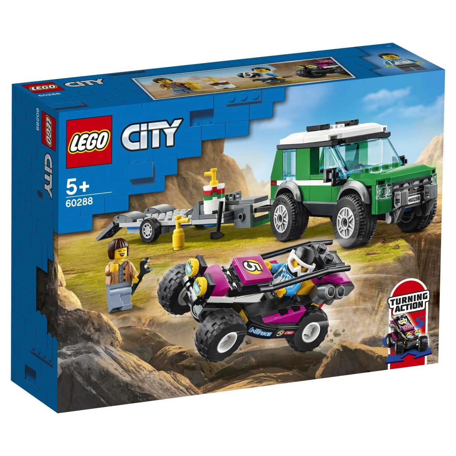 LEGO City Race Buggy Transporter foto