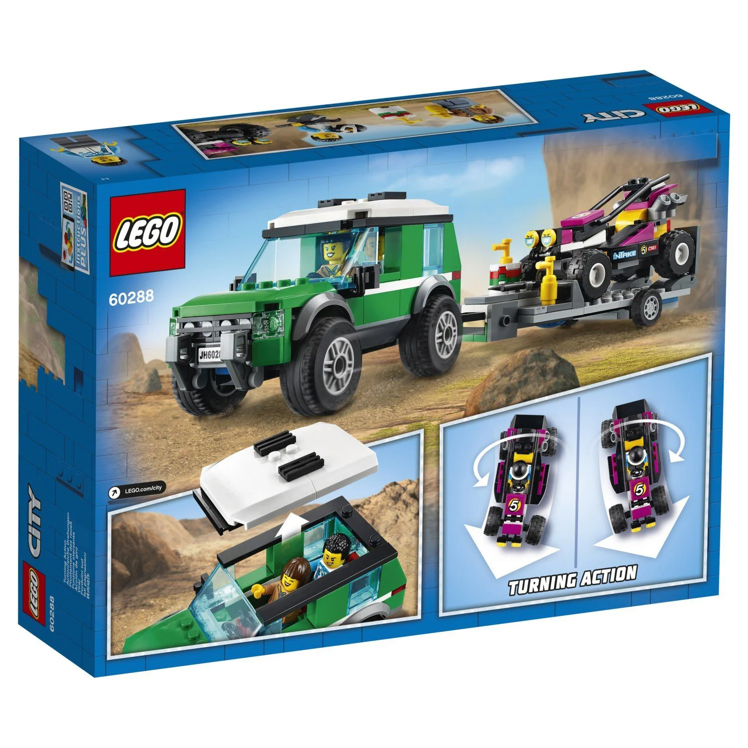 LEGO City Race Buggy Transporter foto