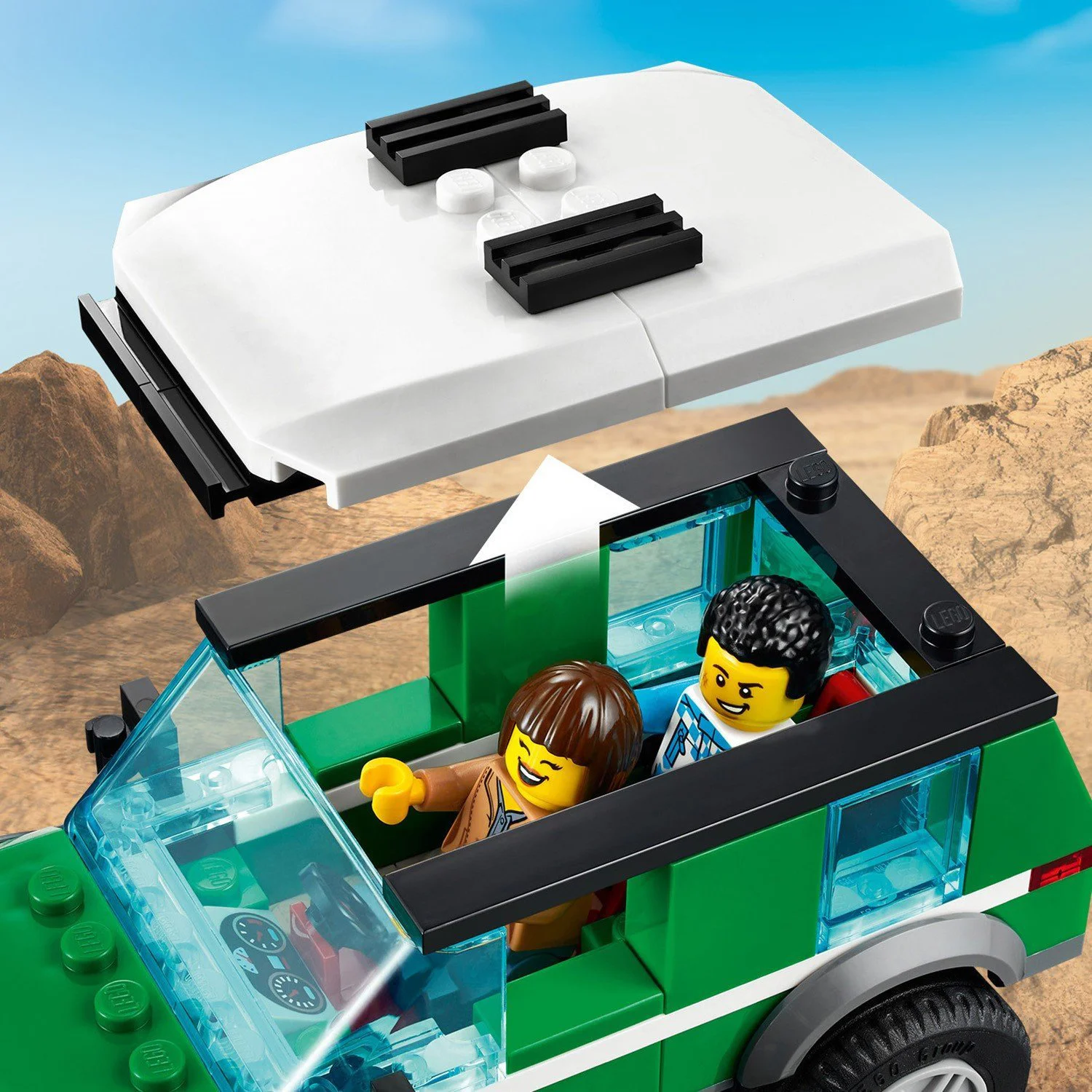 LEGO City Race Buggy Transporter foto