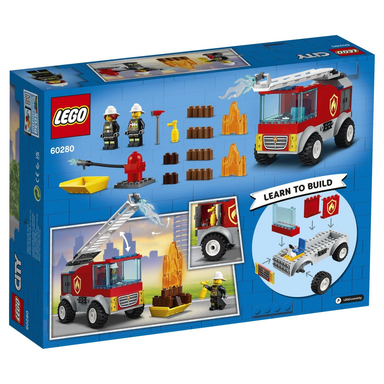 Lego City Fire Ladder Truck foto