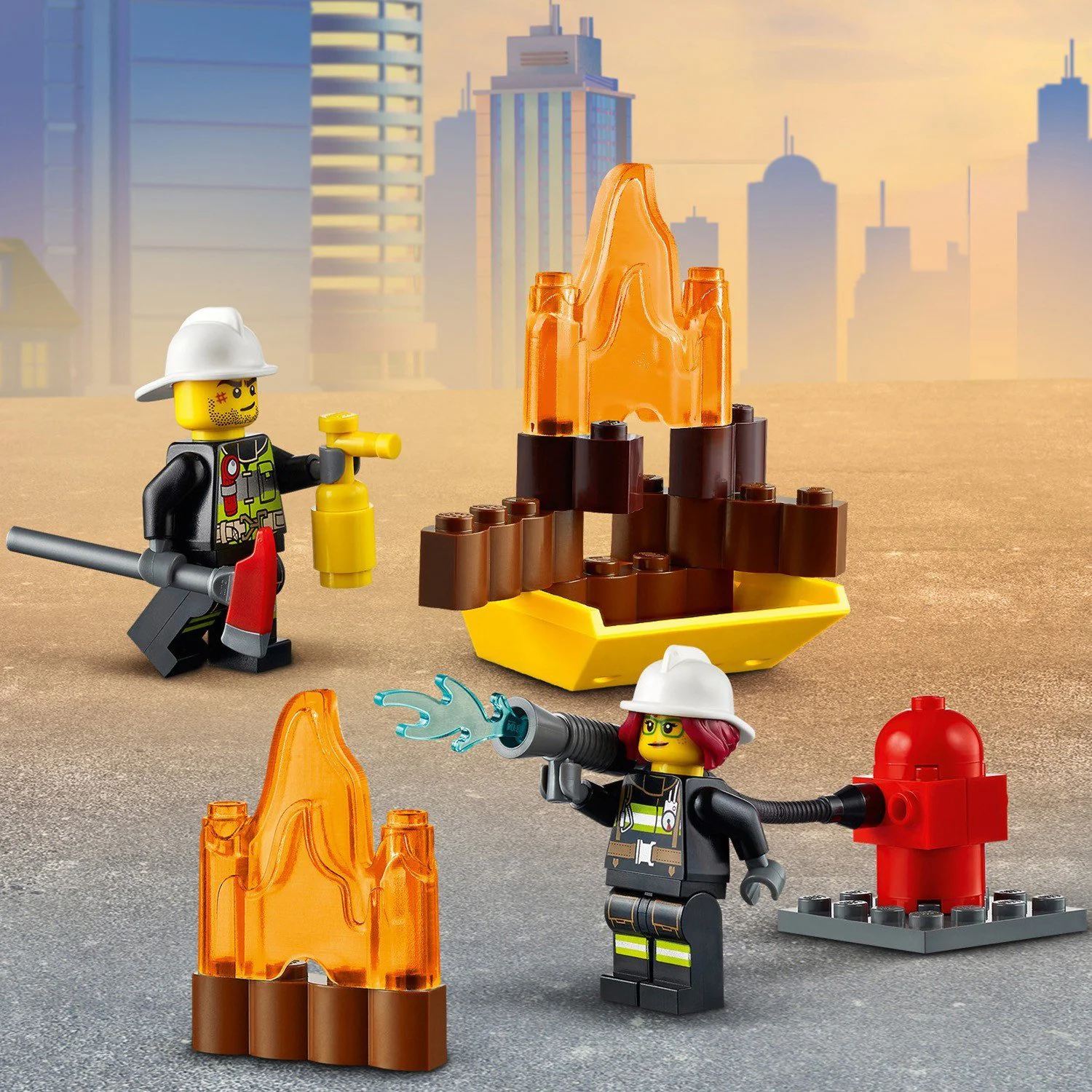 Lego City Fire Ladder Truck foto