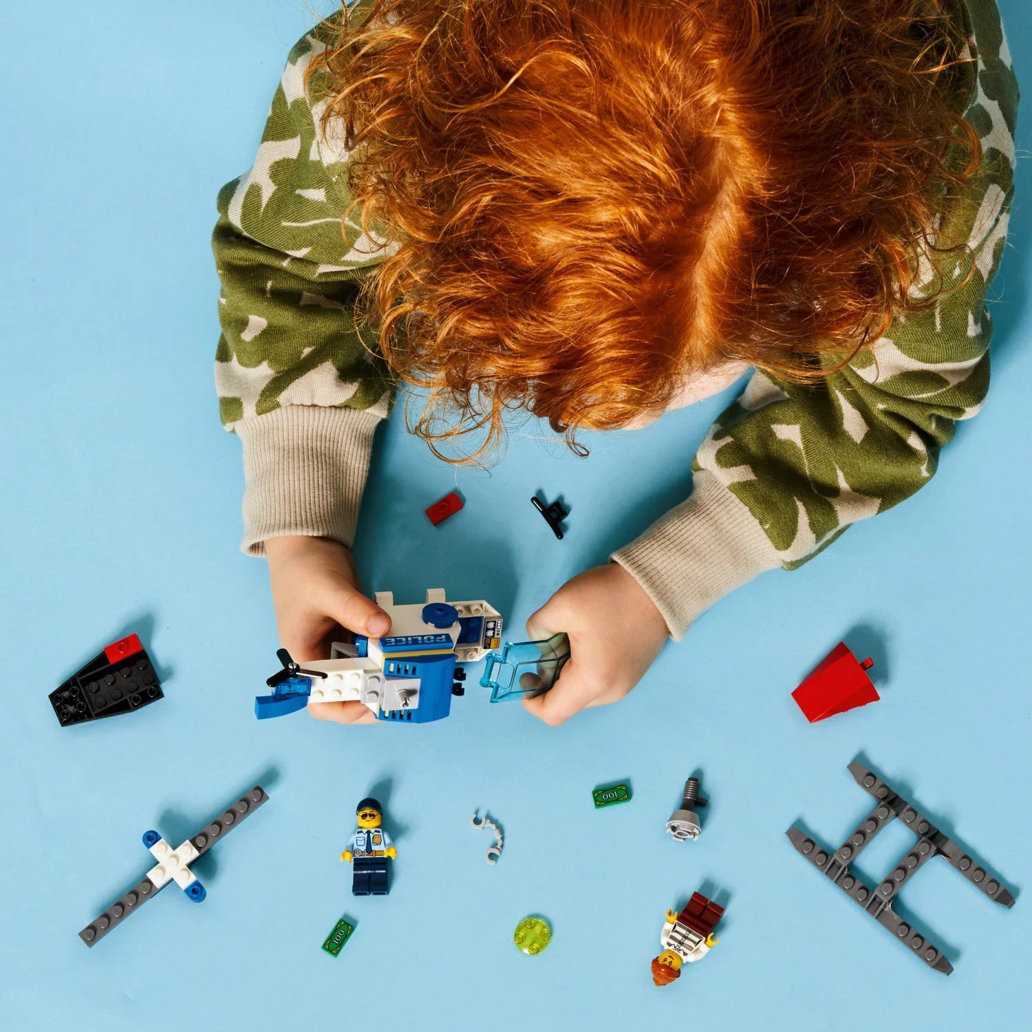 Lego City Police Полицейский вертолёт foto