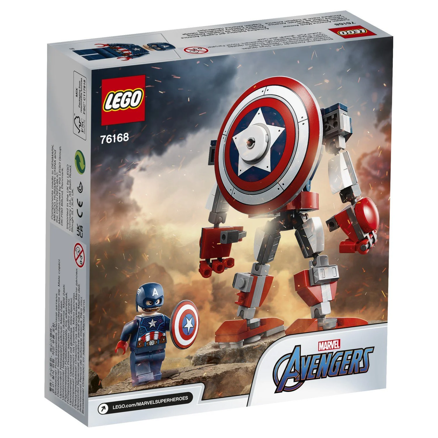 LEGO Marvel Капитан Америка, Робот foto