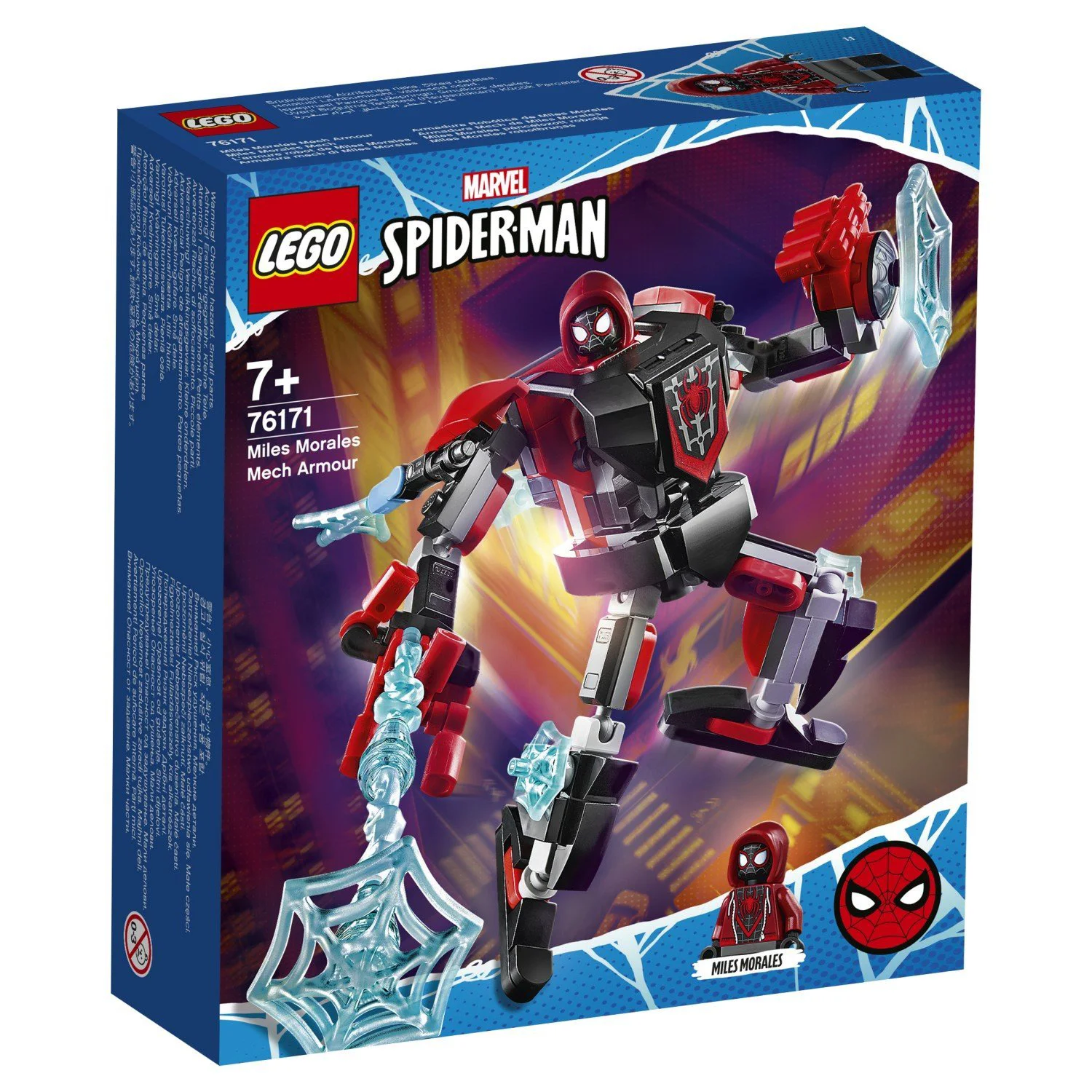LEGO Marvel Miles Morales Mech Armor foto