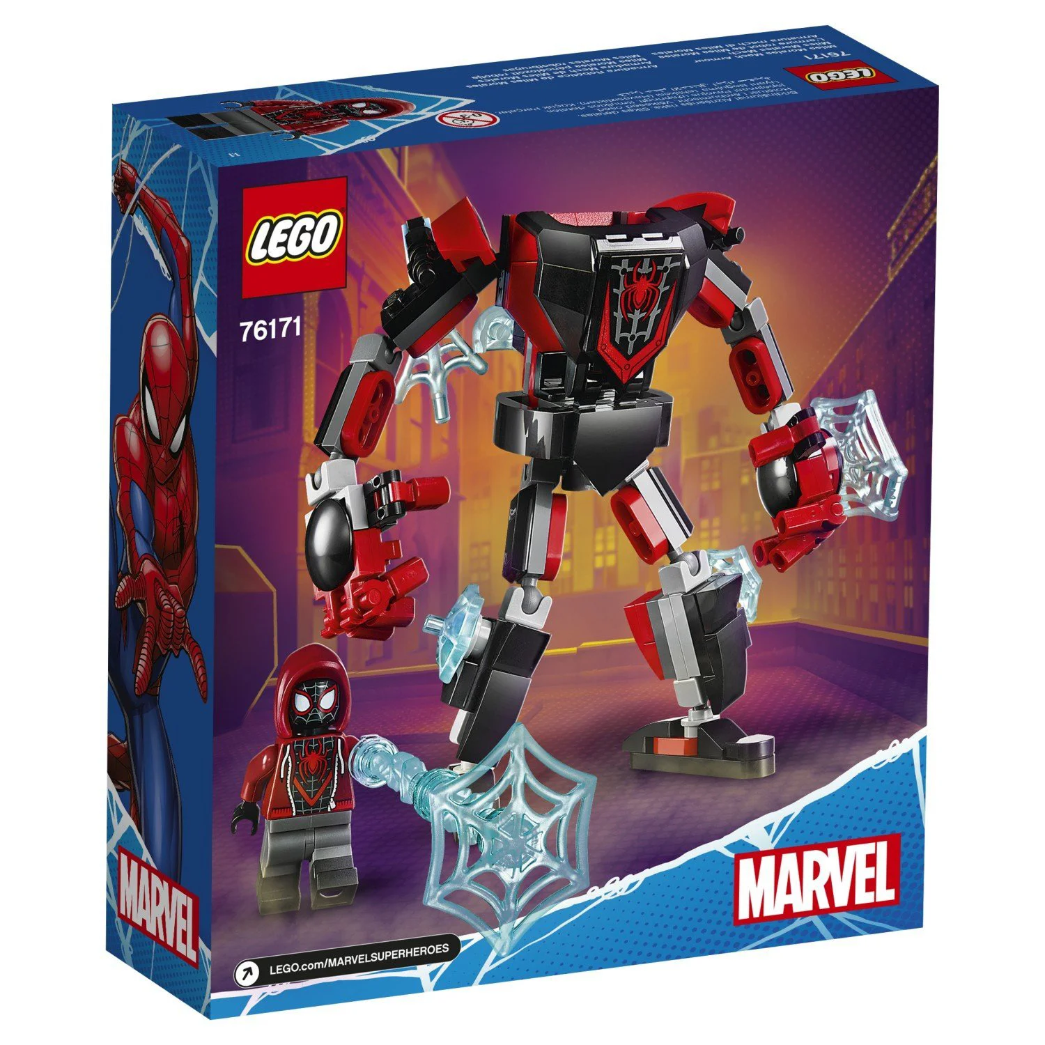 LEGO Marvel Miles Morales Mech Armor foto