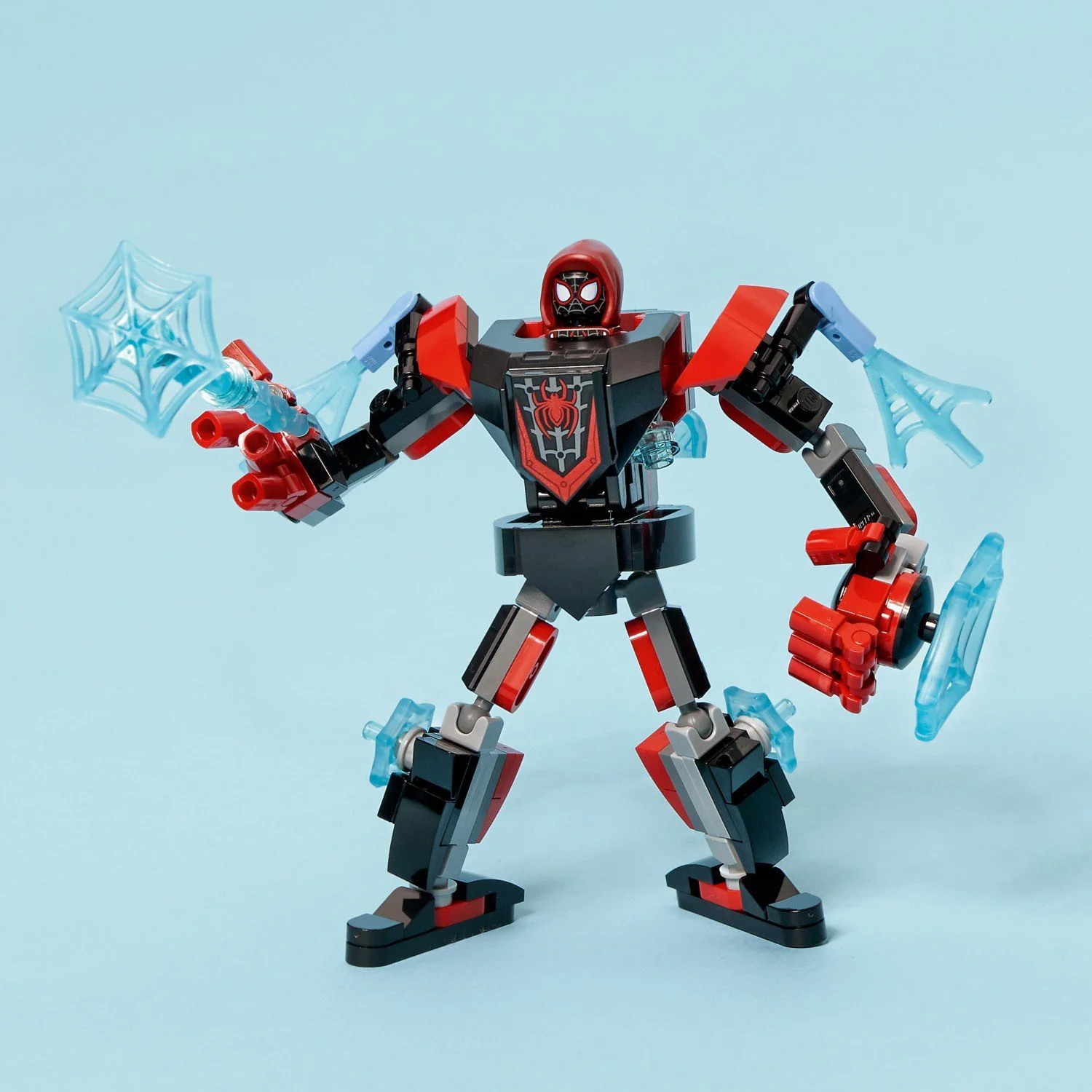 LEGO Marvel Miles Morales Mech Armor foto