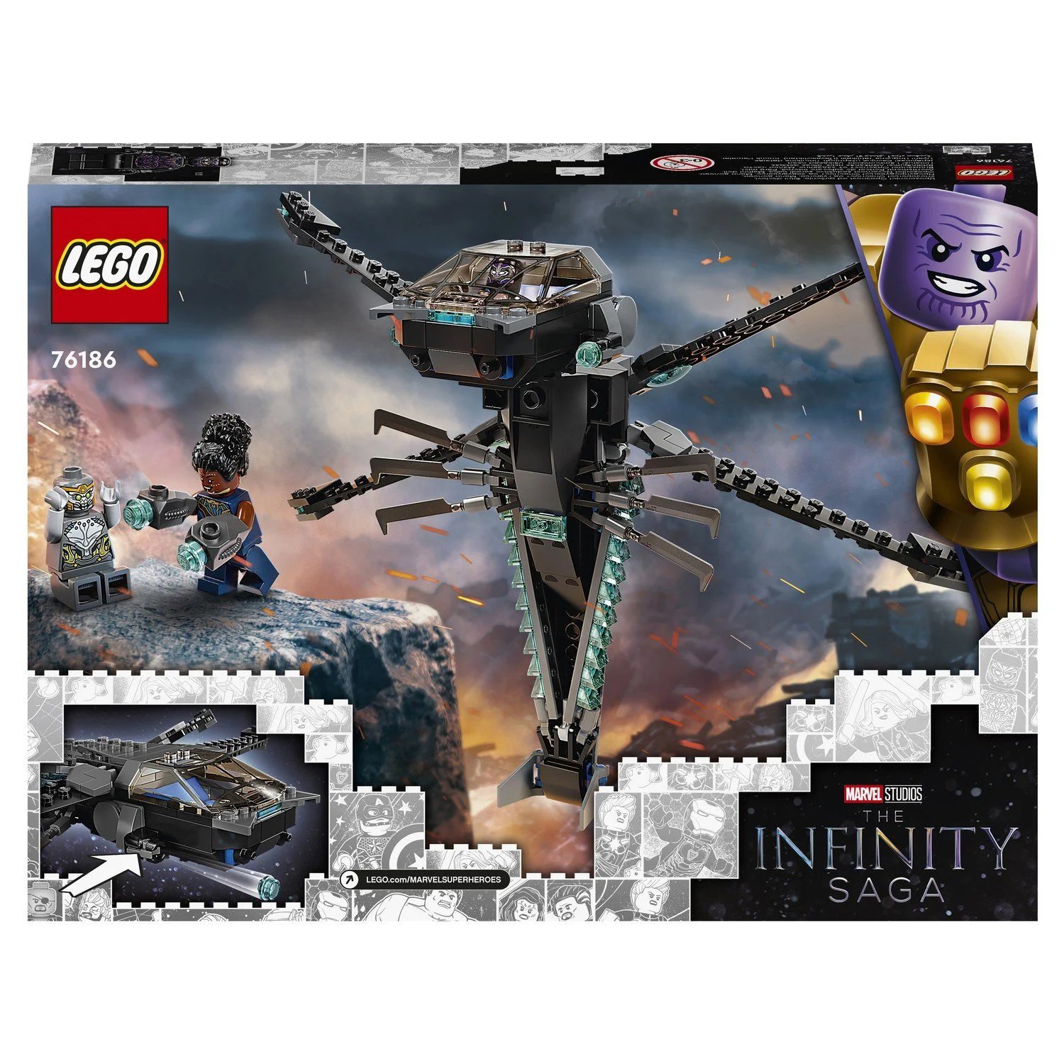 LEGO Marvel - Black Panther Dragon Flyer foto