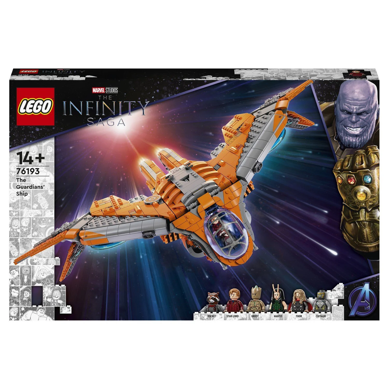 Lego Marvel The Guardians' Ship foto