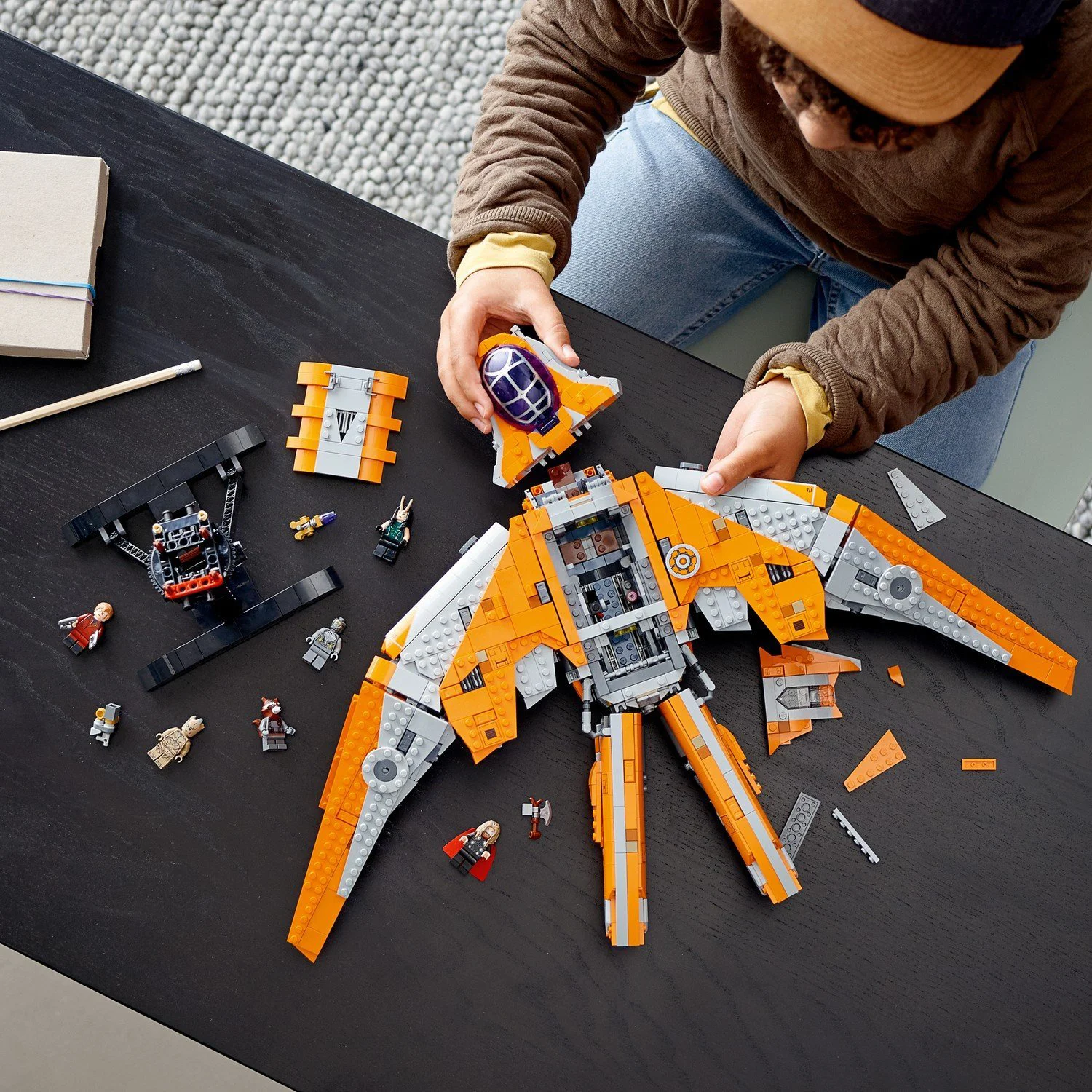 Lego Marvel The Guardians' Ship foto