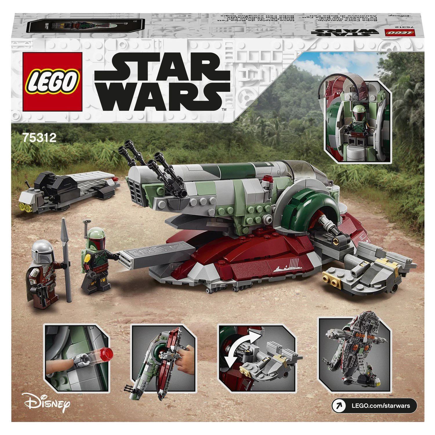 Lego Star Wars Звездолет Бобы Фетта foto