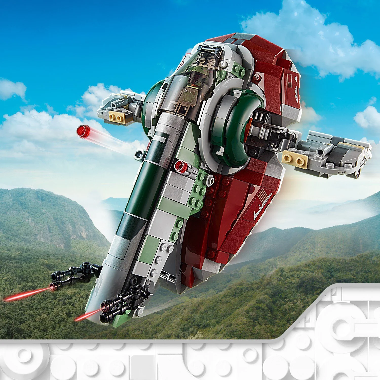 Lego Star Wars Звездолет Бобы Фетта foto