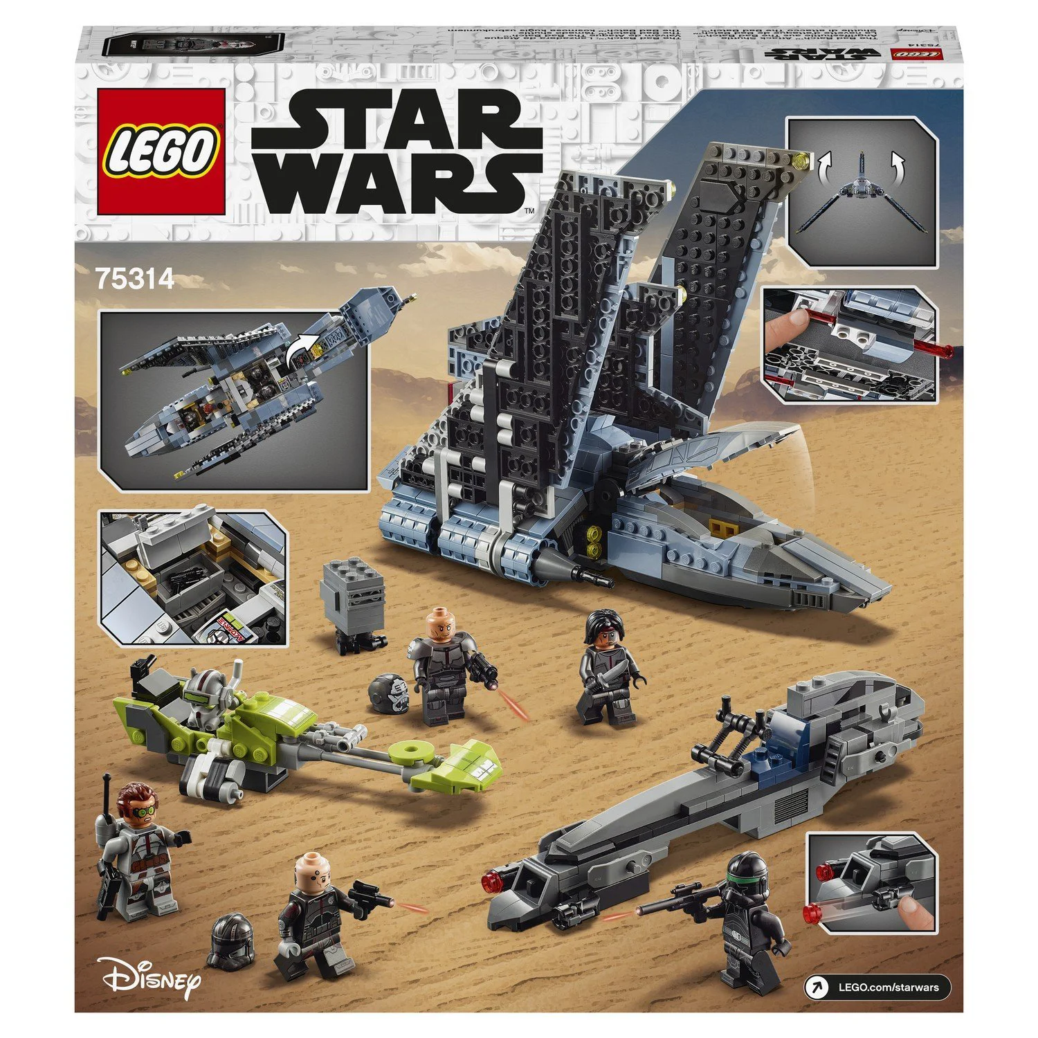 Lego Star Wars Штурмовой шаттл Бракованной Партии foto