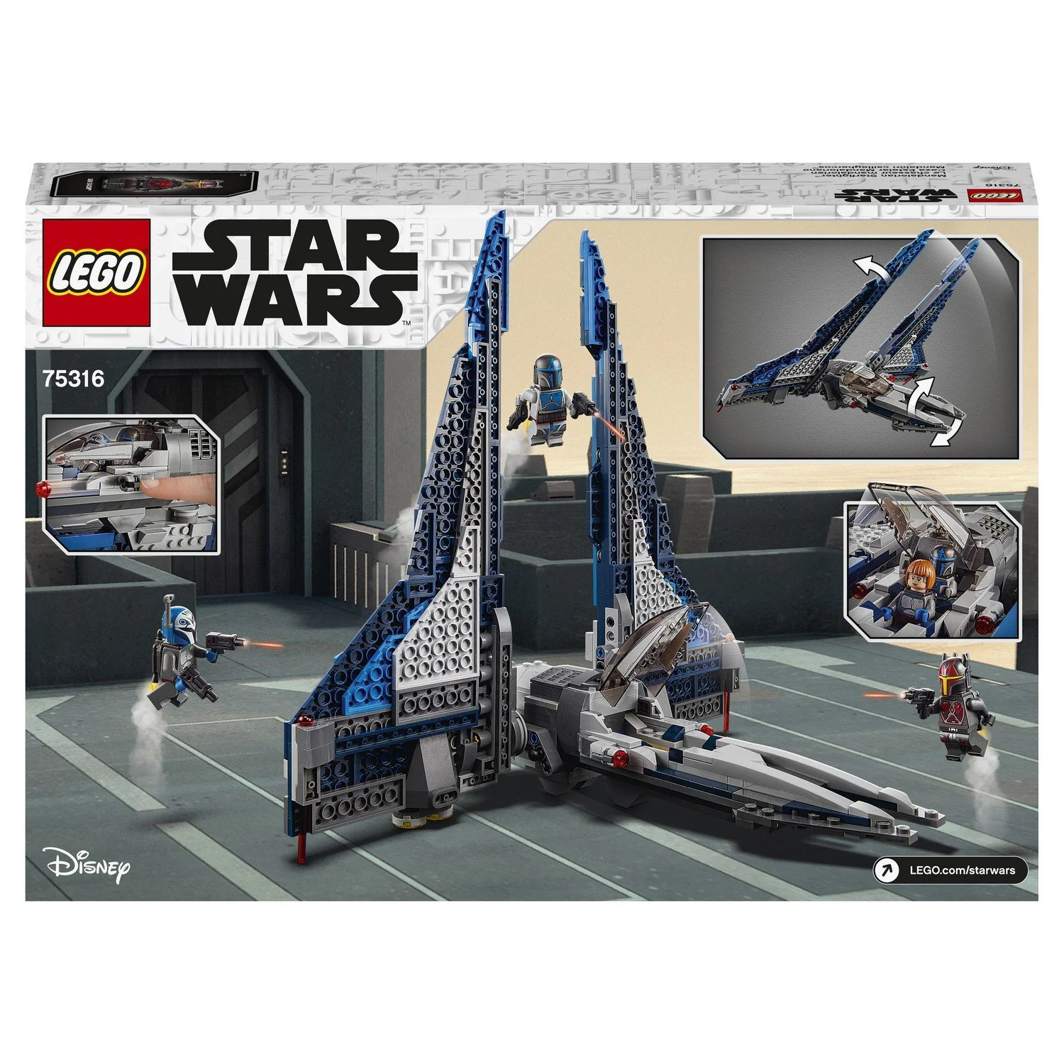 Lego Star Wars Звездный истребитель мандалорцев foto