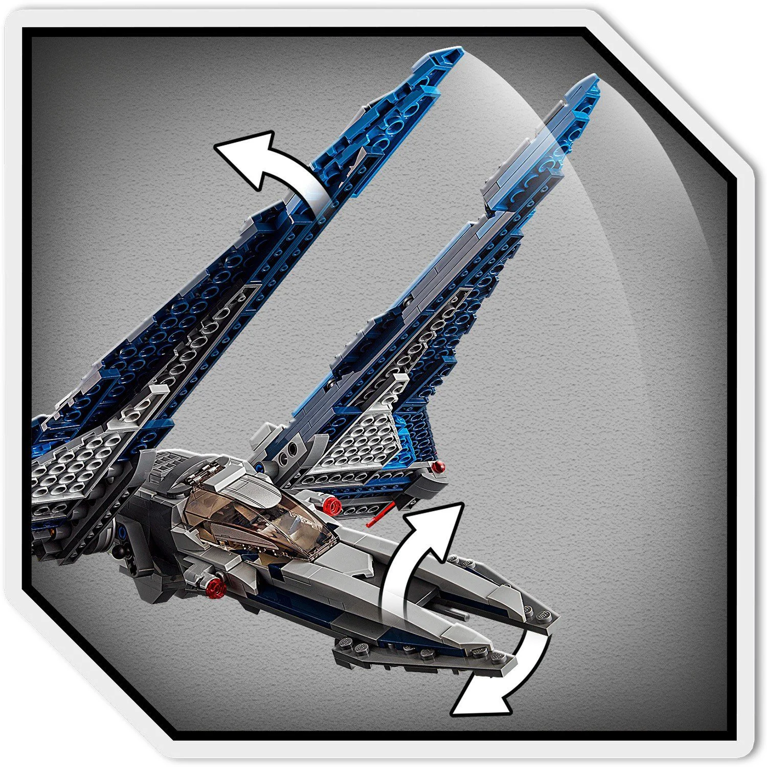 Lego Star Wars Звездный истребитель мандалорцев foto