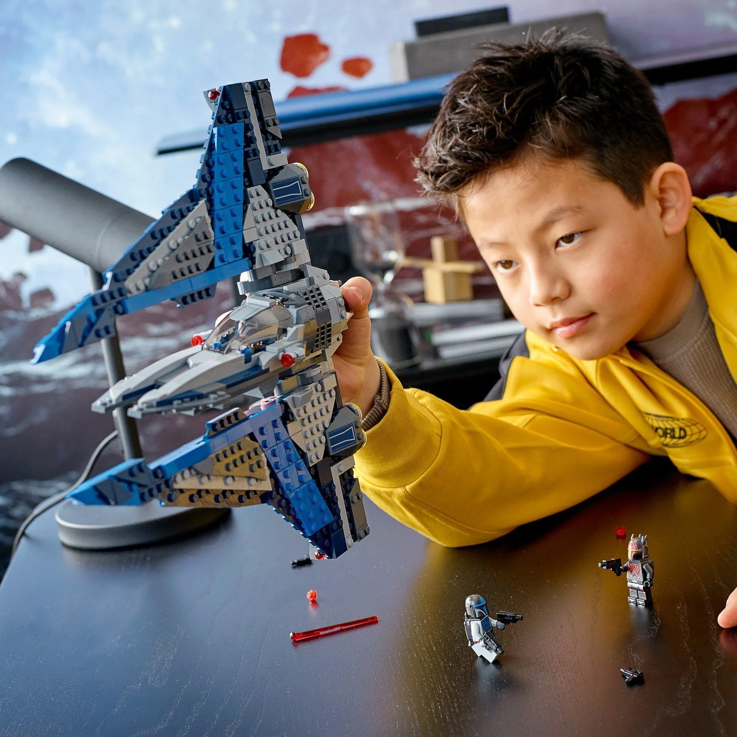 Lego Star Wars Звездный истребитель мандалорцев foto