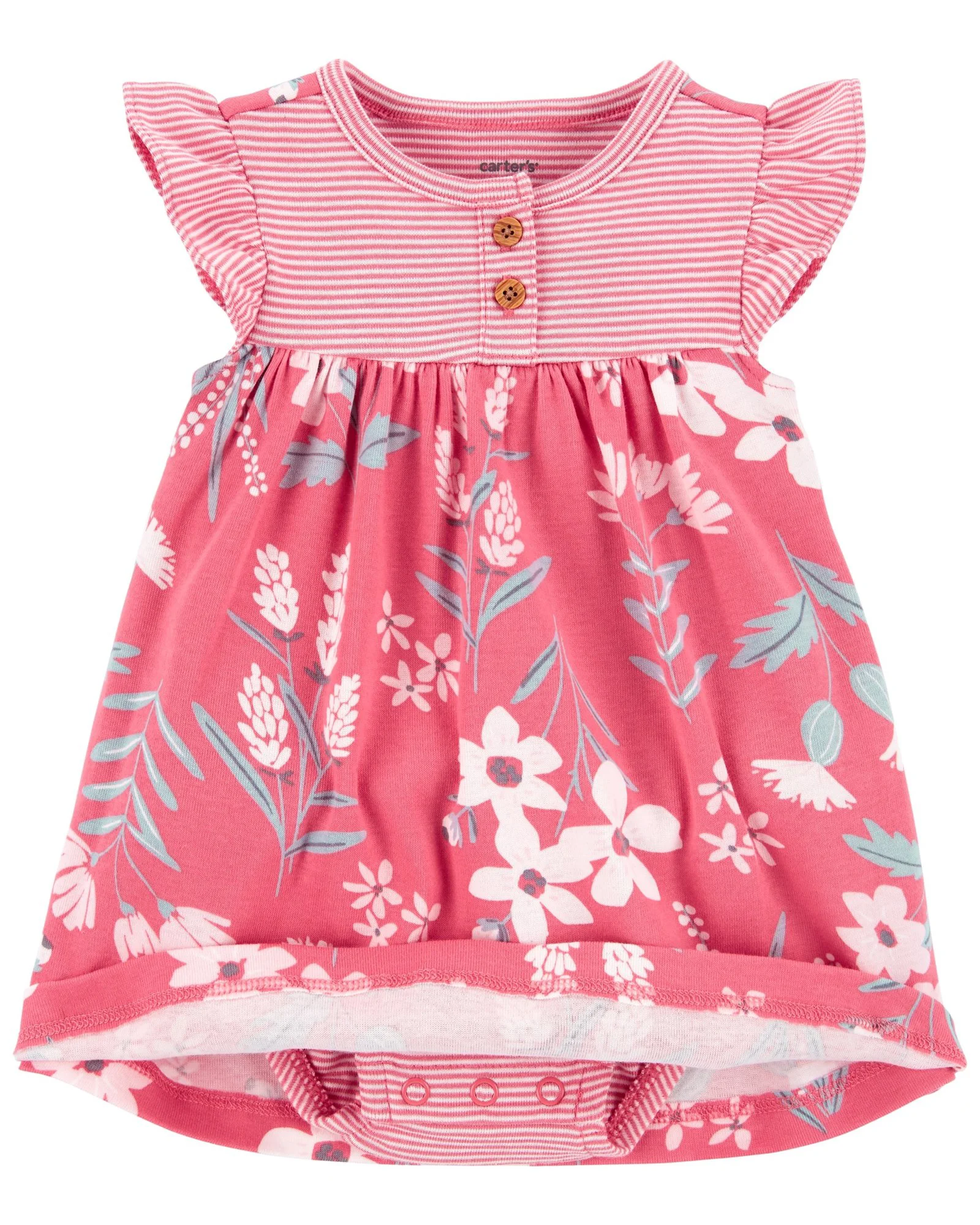 Carter's Set 2 piese Rochita si cardigan Flori foto