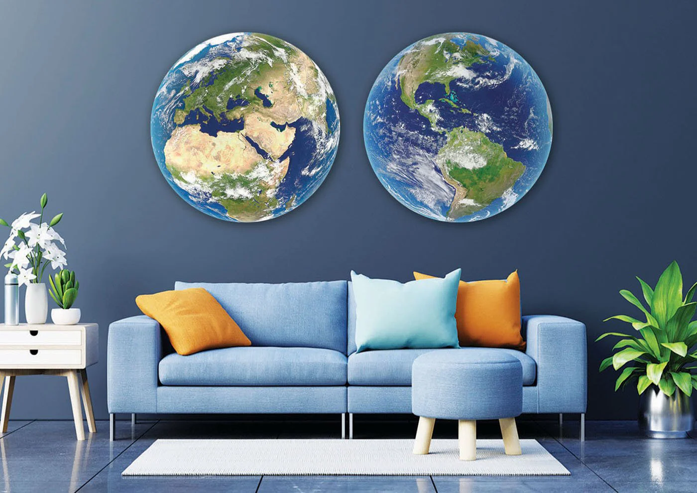 Puzzle Educa Planet Earth Round 2 in 1, 2x800 piese