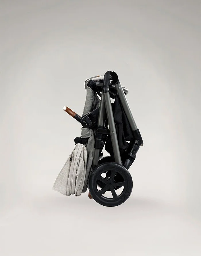Carucior multifunctional reglabil pe inaltime Joie Aeria Signature Oyster foto