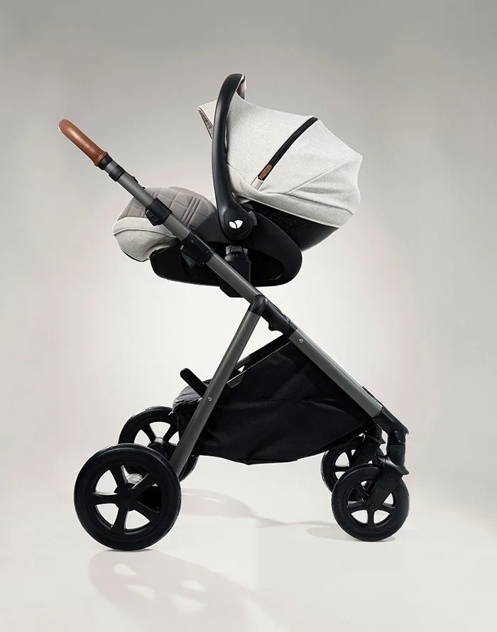 Carucior multifunctional reglabil pe inaltime Joie Aeria Signature Oyster foto