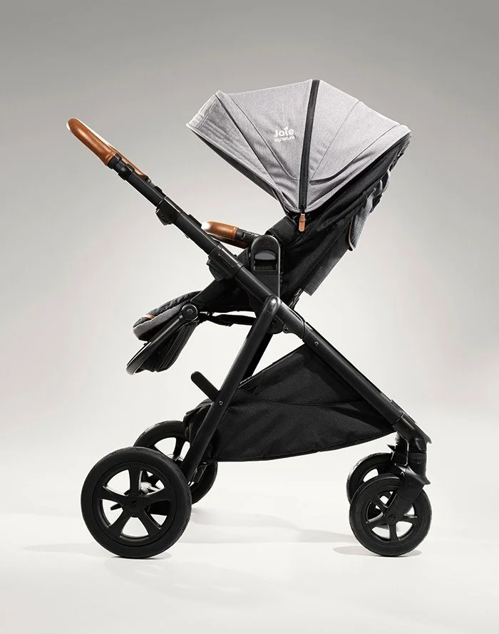 Carucior 2 in 1 reglabil pe inaltime Joie Aeria Signature Carbon