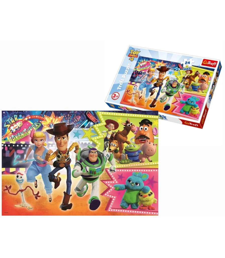 Puzzle Trefl Adventure pursuit / Toy Story, 24 MAXI piese foto