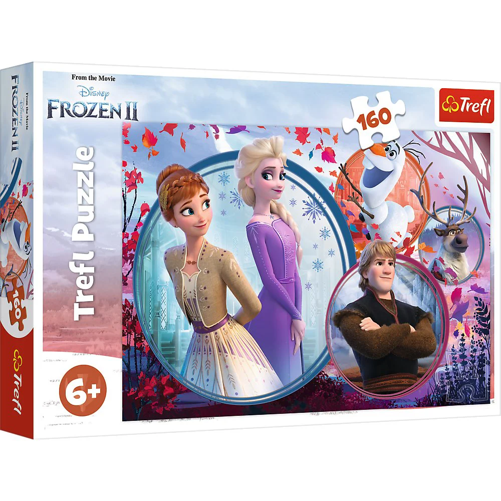 Puzzle Trefl Sister adventure / Disney Frozen II, 160 piese foto