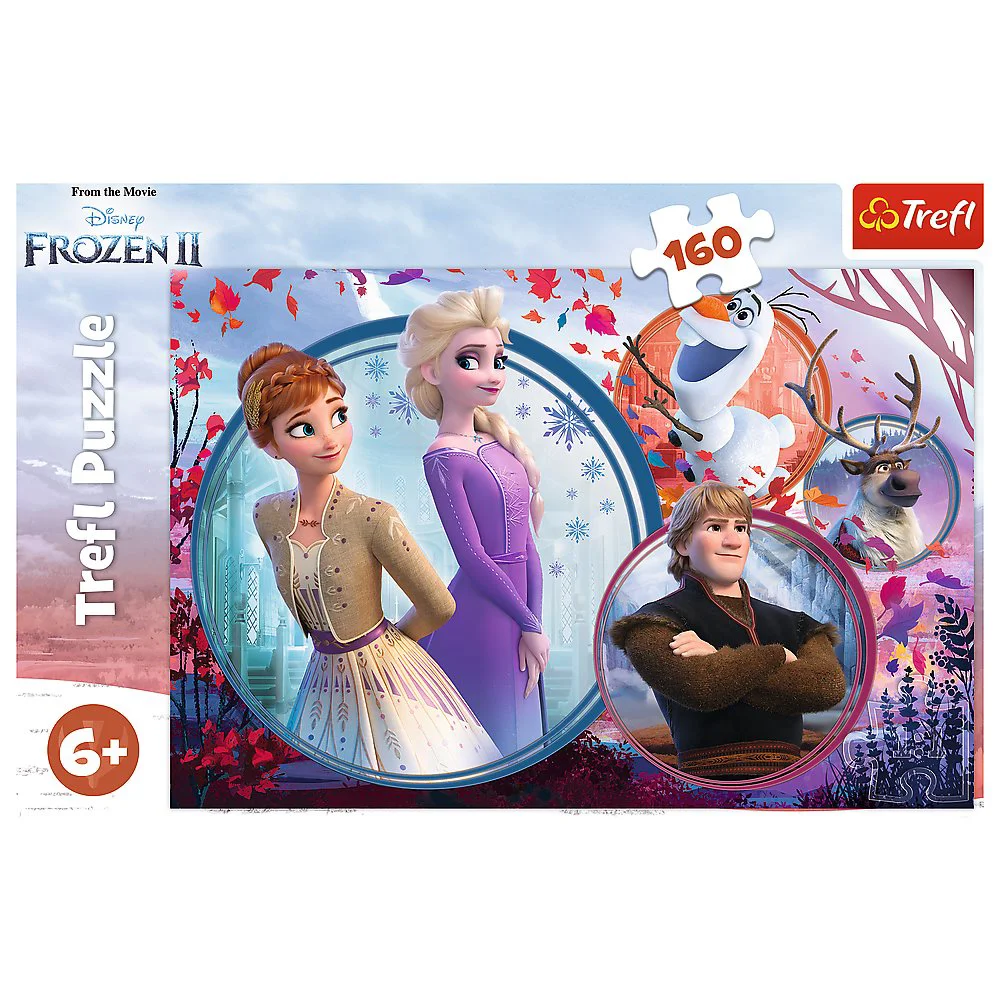 Puzzle Trefl Sister adventure / Disney Frozen II, 160 piese foto