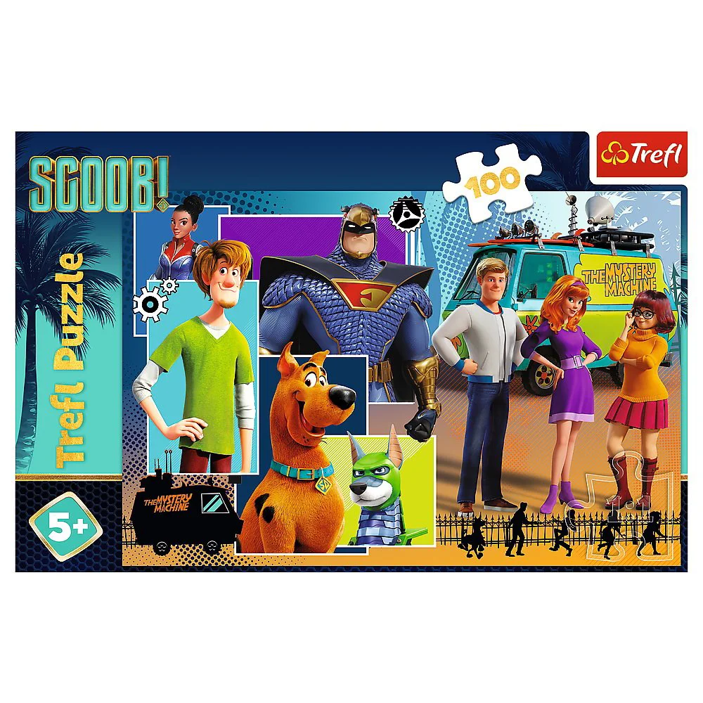 Puzzle Trefl Scooby Doo! Where are you?  / Warner scooby doo - Scoob movie, 100 piese foto
