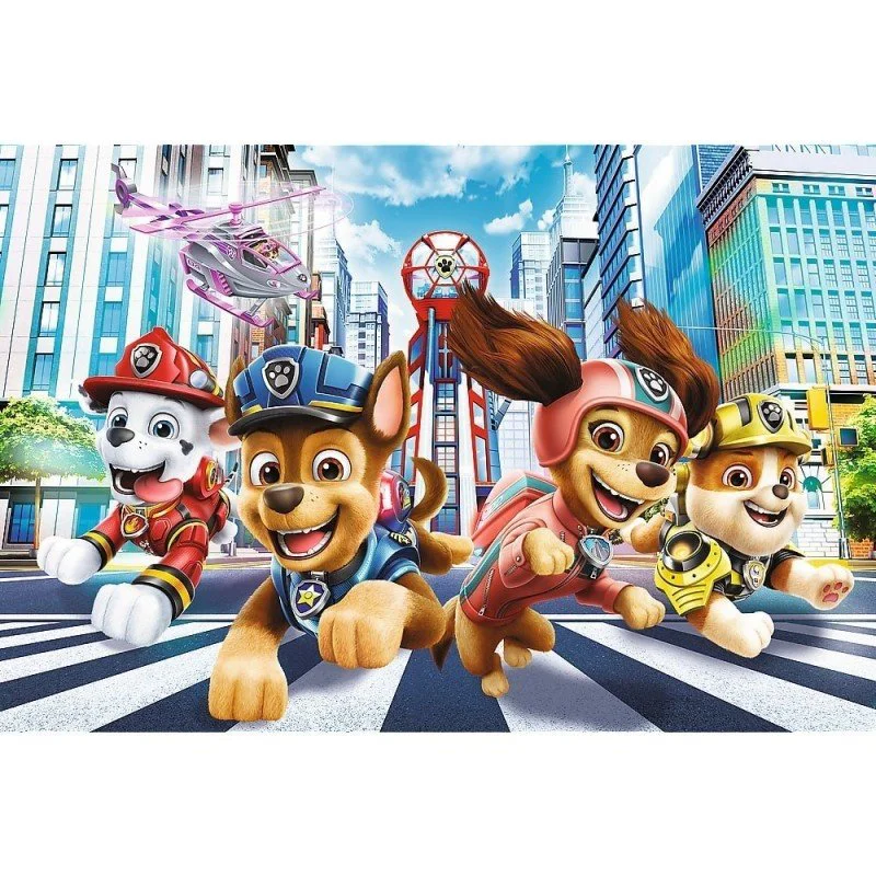Puzzle Trefl Paw team / Viacom Paw Patrol: The Movie, 100 piese foto