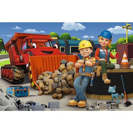 Puzzle Trefl Bob and Wendy / Bob the builder, 60 piese foto