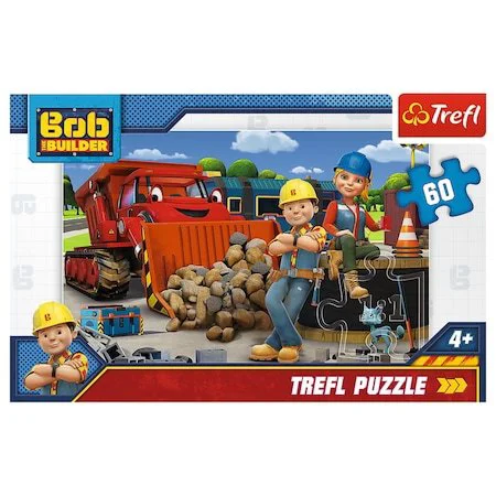Puzzle Trefl Bob and Wendy / Bob the builder, 60 piese foto