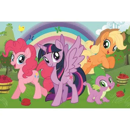 Puzzle Trefl Rainbow friendship, 60 piese foto