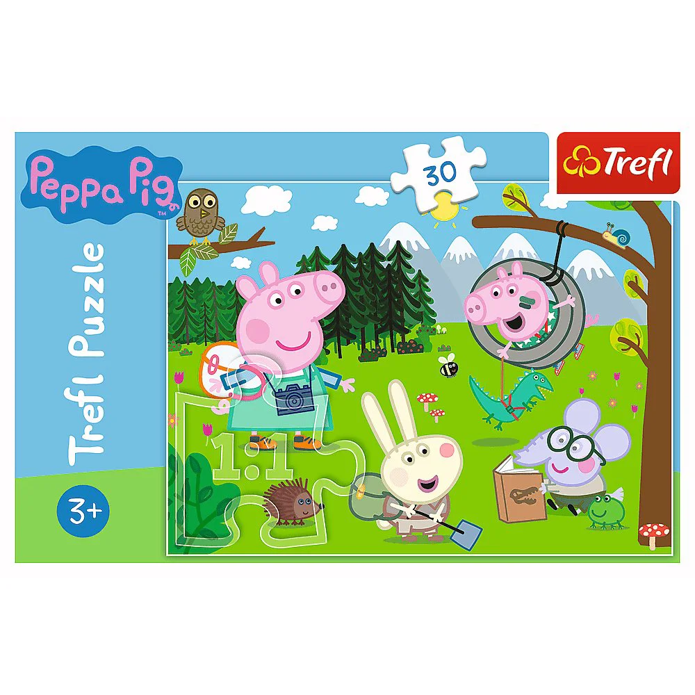 Puzzle Trefl Forest expedition / Peppa Pig, 30 piese foto