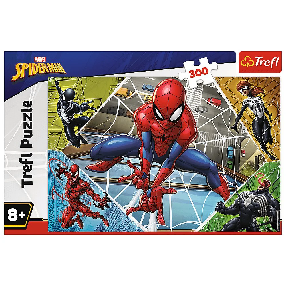 Puzzle Trefl Brilliant Spiderman / Disney Marvel Spiderman, 300 piese foto