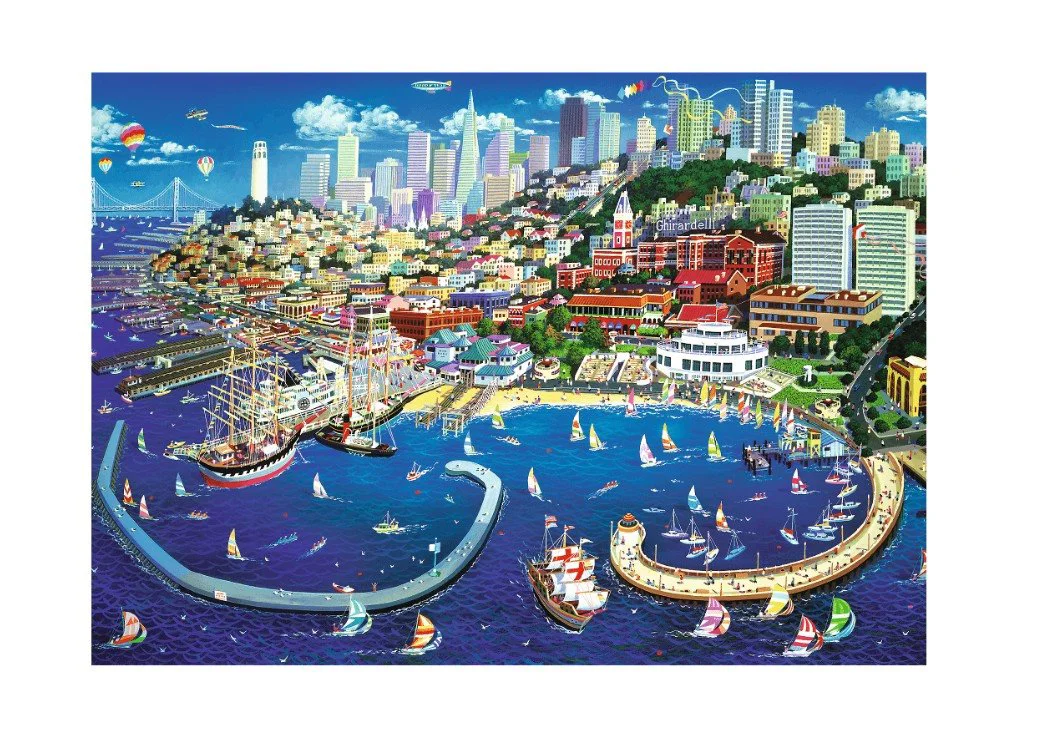 Puzzle Trefl San Francisco Bay, 2000 piese foto