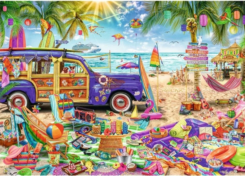 Puzzle Trefl Tropical holidays, 2000 piese foto