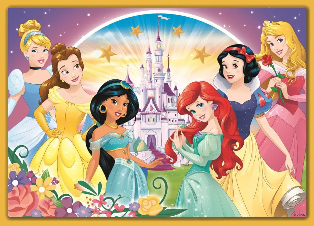 Puzzle Trefl 4in1 / Happy day of princesses, 207 piese foto