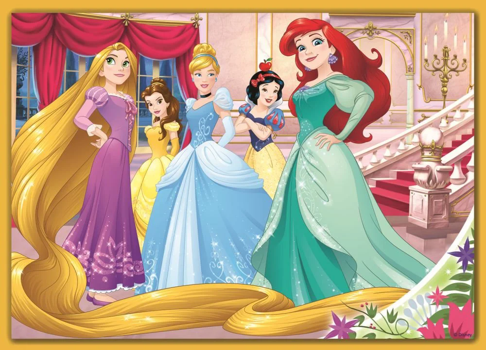Puzzle Trefl 4in1 / Happy day of princesses, 207 piese foto